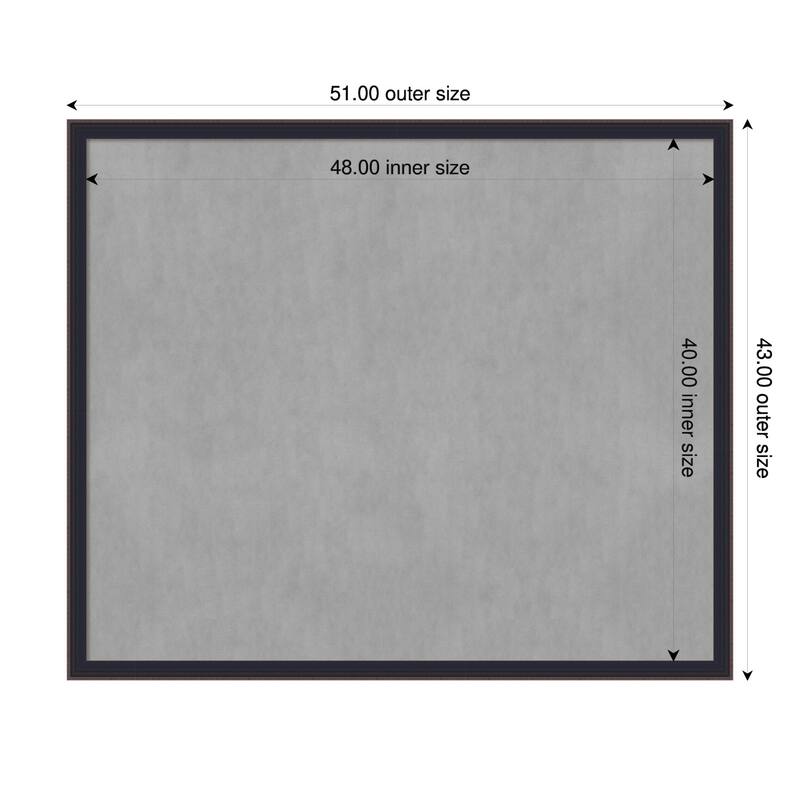 Amanti Art Havana Black Bronze Framed - 51 x 43 in