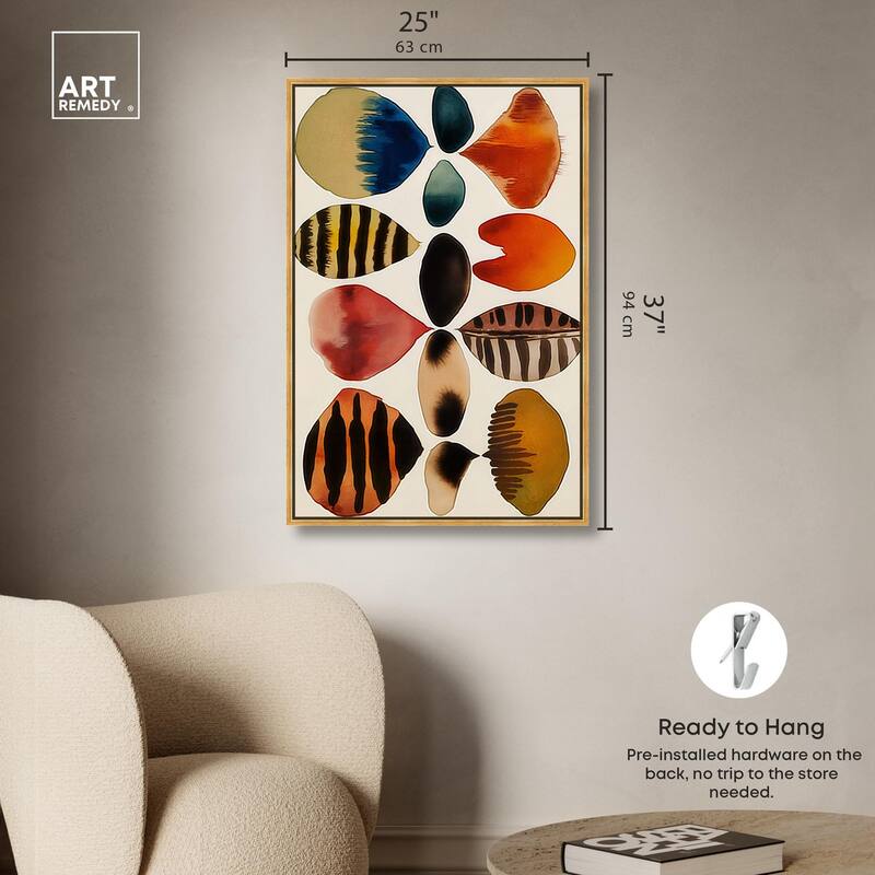 Assembled Pieces II Canvas by Art Remedy
