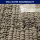 Subrtex Super Soft Absorbent Braided Bathroom Mats Chenille Bath Rugs