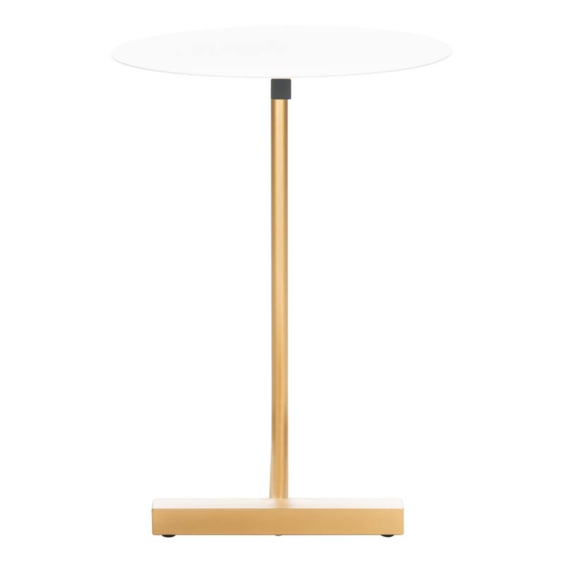 SAFAVIEH Aline Round Side Drink C-Table - 17.7" W x 17.7" L x 25" H - 18Wx18Dx25H