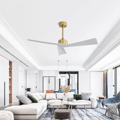 WINGBO 52" 3 ABS Blades DC Motor Ceiling Fan with Remote Control