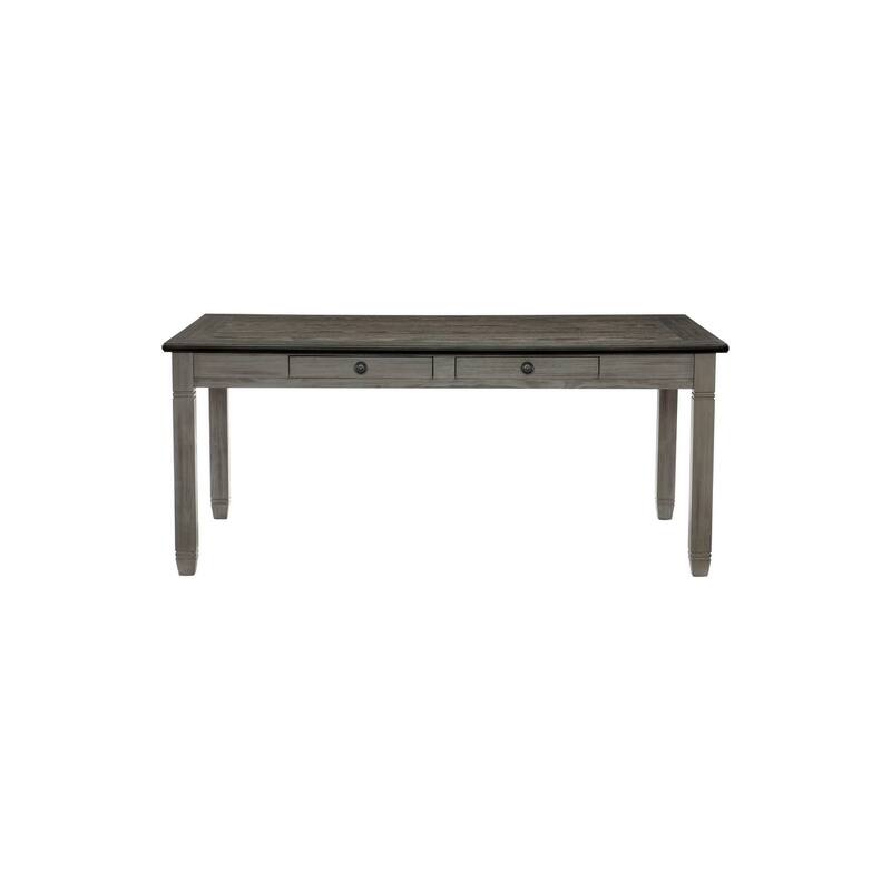 Moreen Gray Fabric Dining Room Set