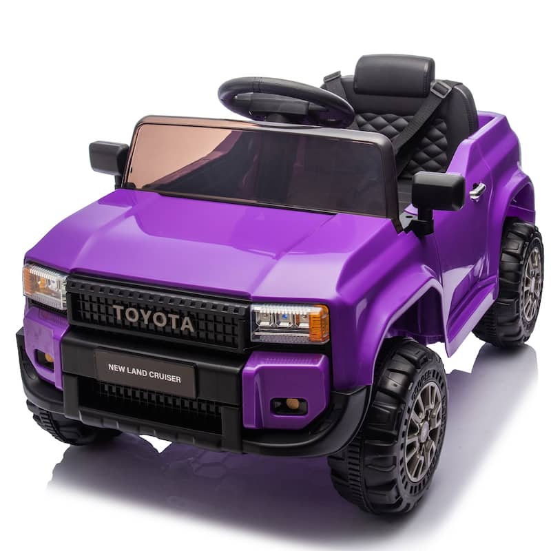 12V Kids Ride On Car W/Parents Control,Licensed Toyota LC250 2024,Four-wheel suspension,Adjustable volume,For Kids Aged 2-4