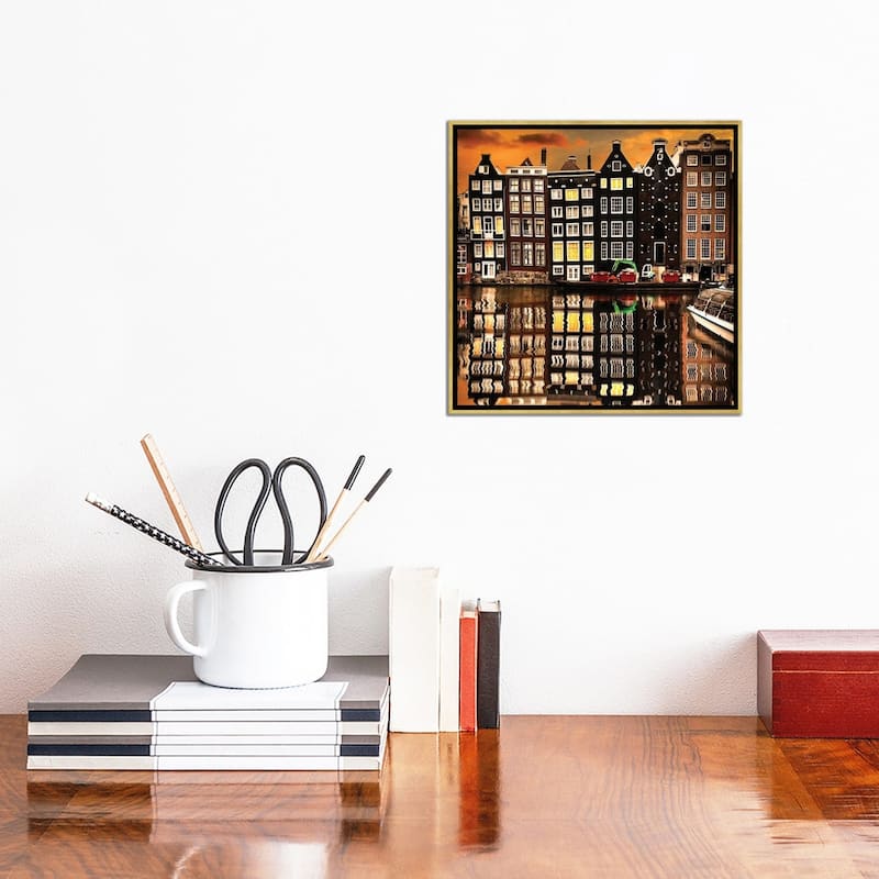 iCanvas "Amsterdam II" by Enzo Romano Framed Canvas Print