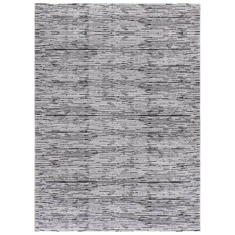 SAFAVIEH Lunara Krystyna Modern Abstract Rug - 5'3" x 7'6" - Black/Ivory