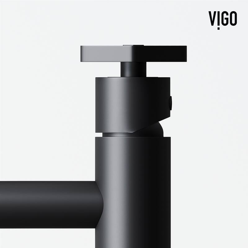 VIGO Ruxton 12" H Single Handle Single Hole Bathroom Vessel Faucet