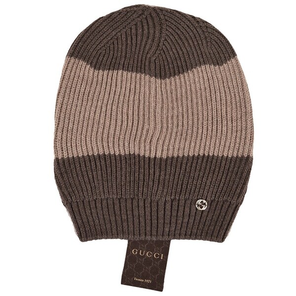 gucci beanie brown