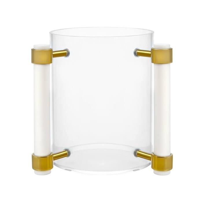 Acrylic Wash Cup with White/Clear/Marble/Black Handles