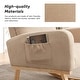 preview thumbnail 45 of 171, HOMYKA 28" Wide Rocking Chair for Nursery with Solid Wood Leg