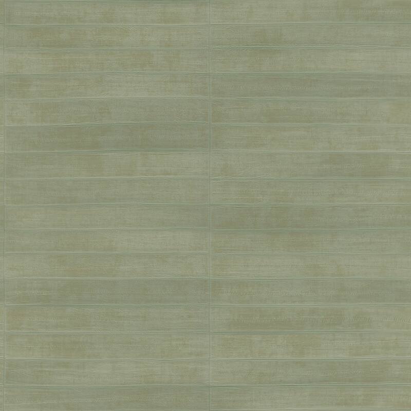 Advantage Dermot Light Green Horizontal Stripe Wallpaper