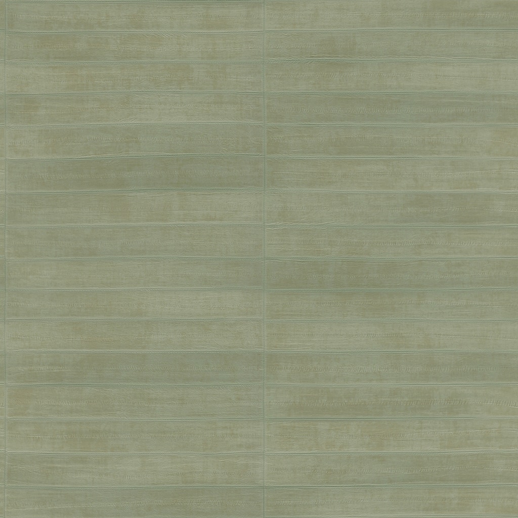 Advantage Dermot Light Green Horizontal Stripe Wallpaper
