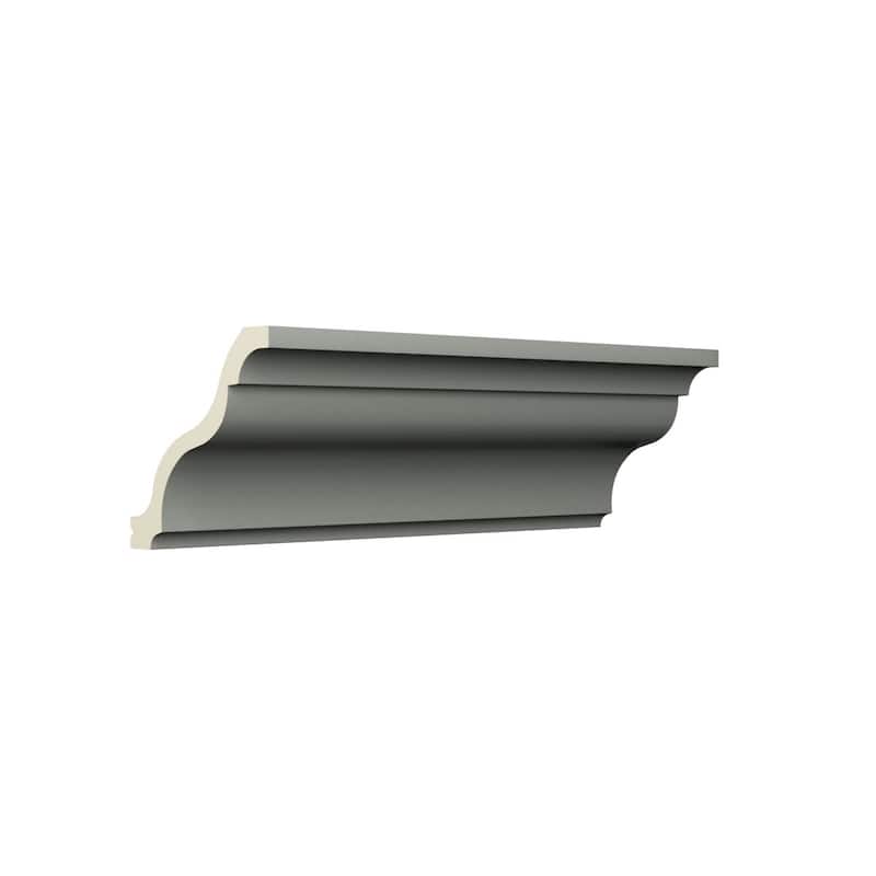 3 1/2"H x 3 1/2"P x 5"F x 96"L Azriel Crown Moulding - 1-Pack