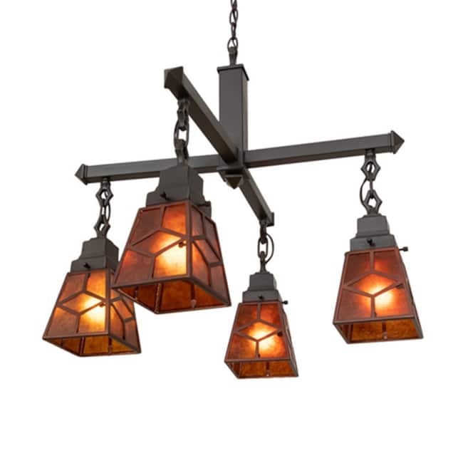 Meyda Tiffany 28277 Bungalow 4 Light 24" Wide Chandelier