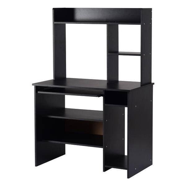 Shop Gymax Computer Desk Pc Laptop Study Table Bookcase