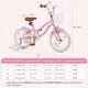 preview thumbnail 14 of 16, Kids Bike with Training Wheels and Basket for Ages 3-8 Boys Girls