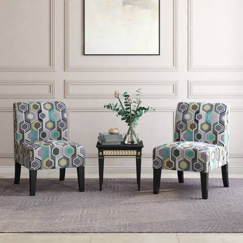 Copper Grove Durbuy Upholstered Armless Chairs (Set of 2)