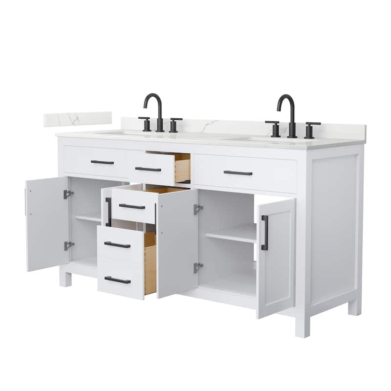 Wyndham Collection WCG2424-66D-QTZ-US3MXX Beckett 66" Free Standing