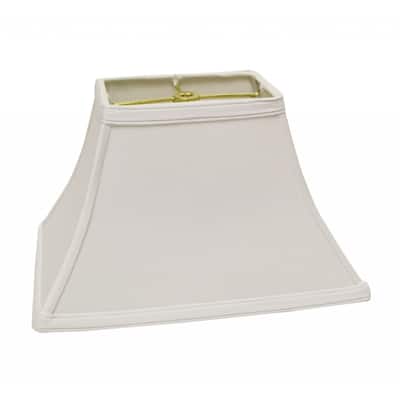 HomeRoots White No Slub Innsbruck Bell Lamp shade - 12"x8"x8"