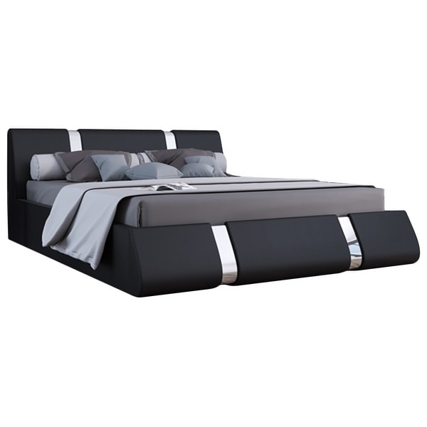 Low profile full shop size platform bed