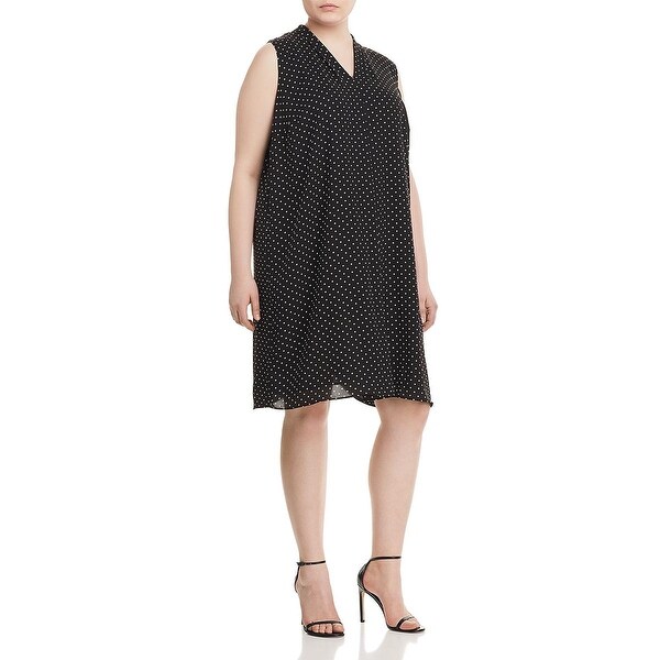 vince camuto polka dot dress