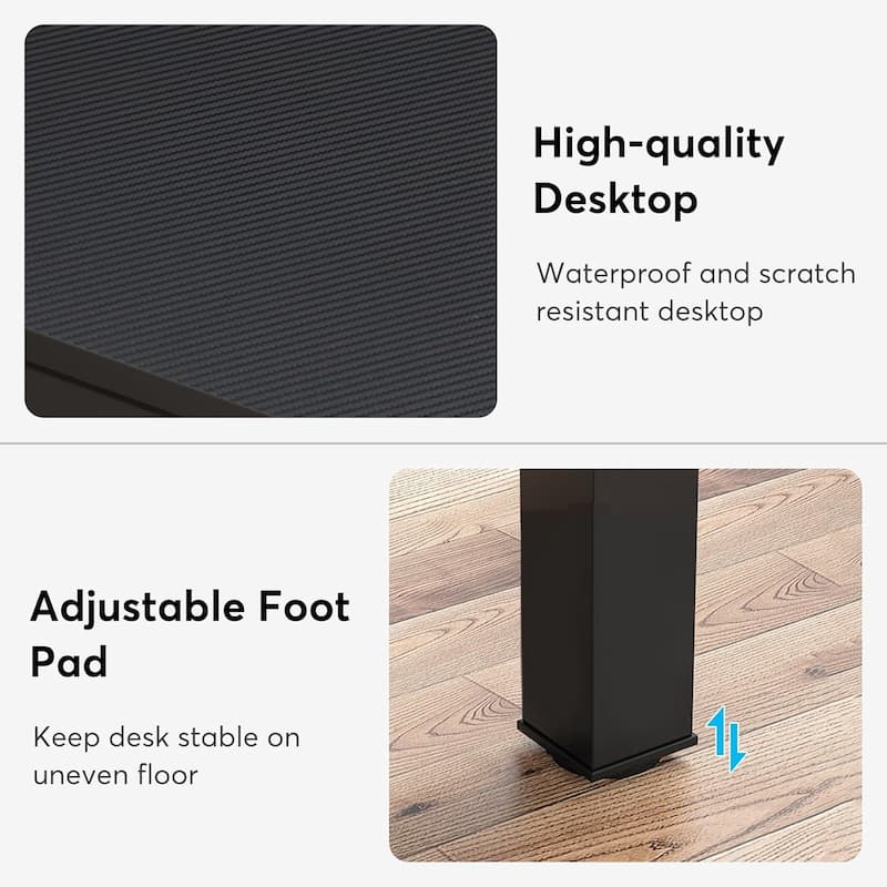 78.7" Extra Long Computer Desk/Table, Work Desk, Double Workstation Desk for Home Office