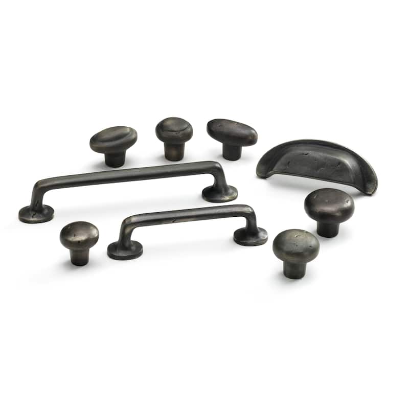 Schaub and Company Mountain 1-7/8" Rustic Oval Egg Solid Bronze