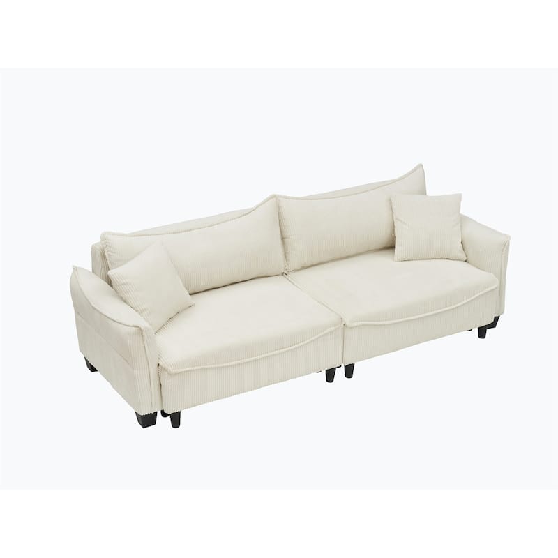 Corduroy Fabric Sofa