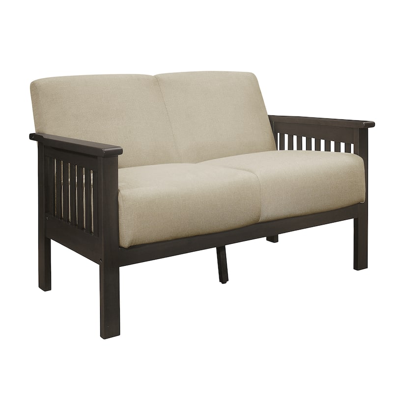 Basseri Living Room Loveseat - Light Brown