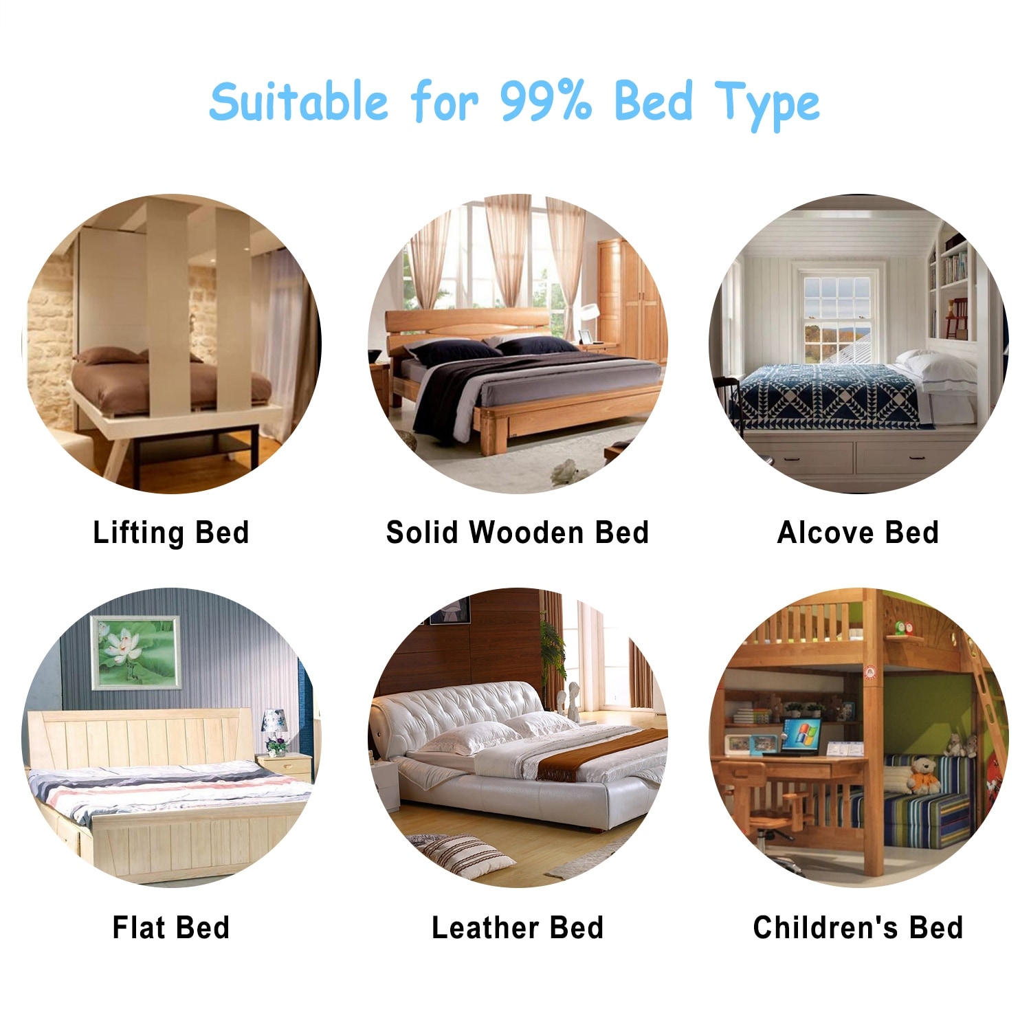 QIANDA-Bed Rails Color : A, Size : 180CM Swing Down Extra Long Wooden Bed Guard Fall Protection Sleep Protectors Sturdy And Solid 