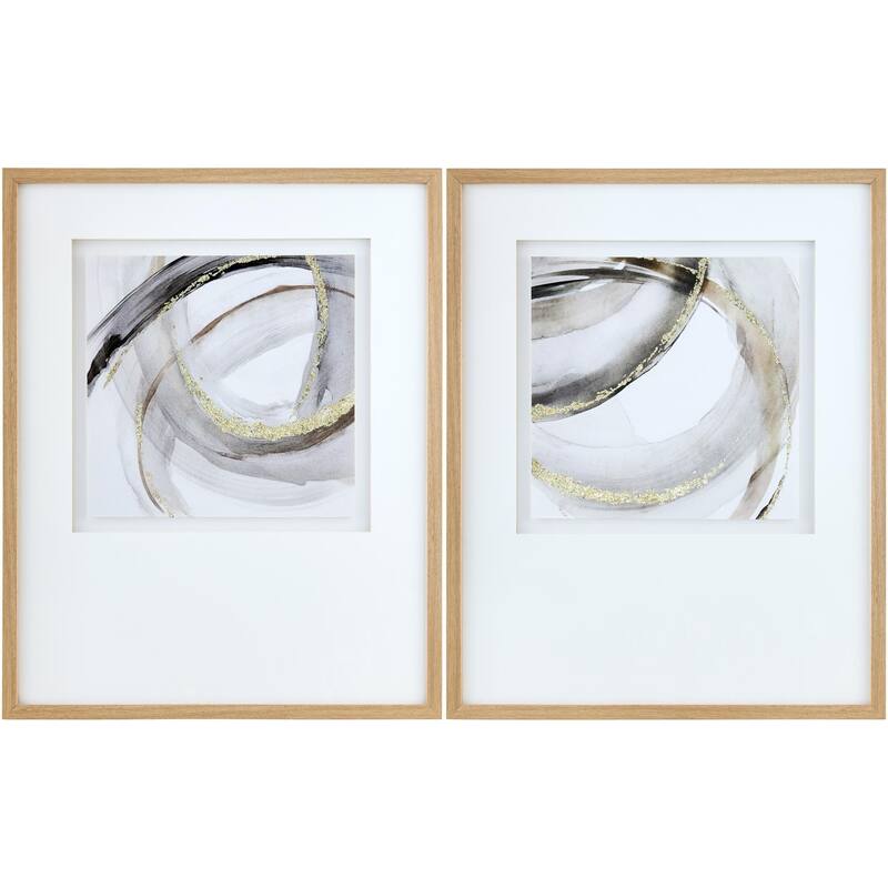 Livabliss Thetis Modern Framed Art Set of 2