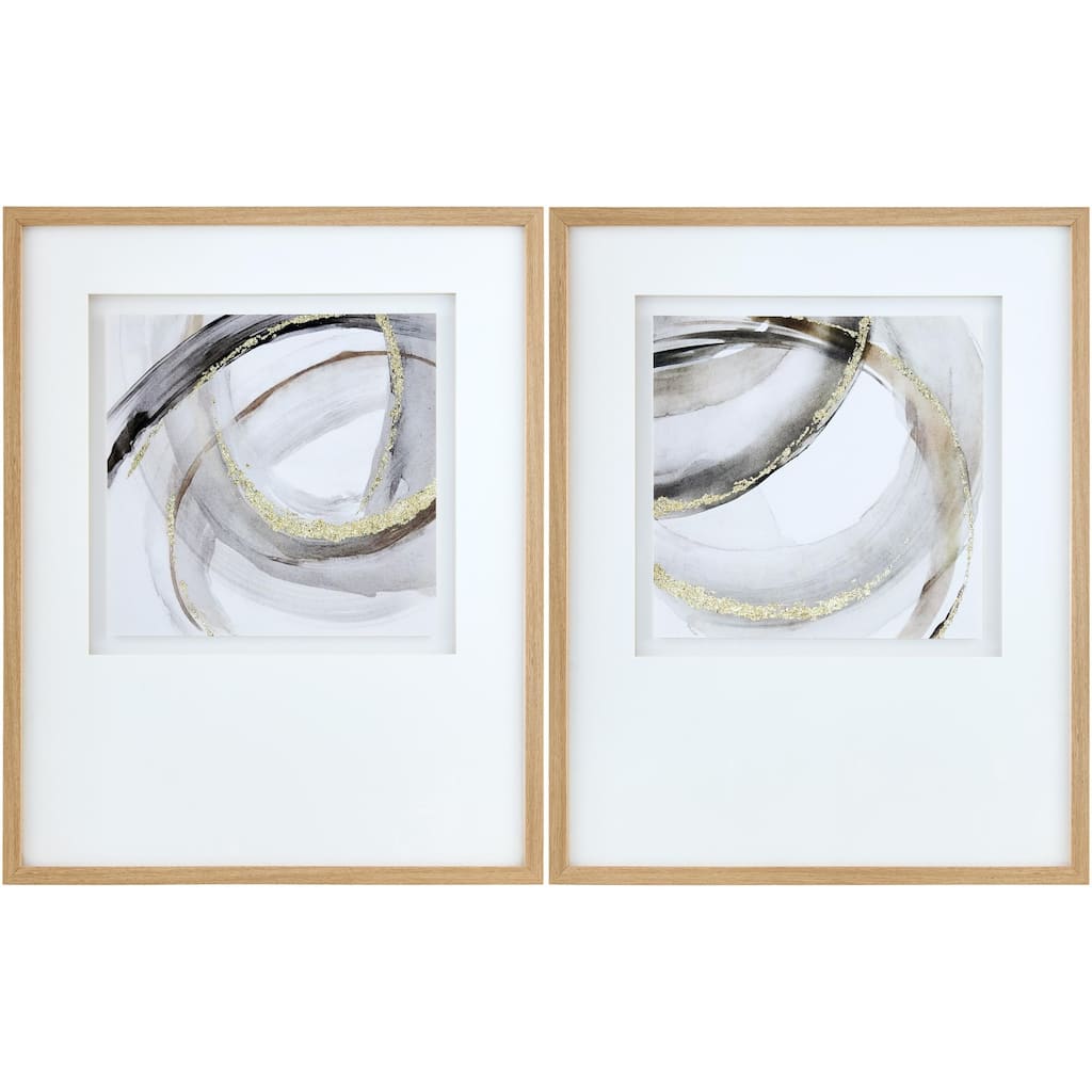 Livabliss Thetis Modern Framed Art Set of 2