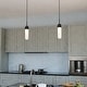 preview thumbnail 7 of 8, Thalia Contemporary Mini Pendant Ceiling Light White Pill Glass