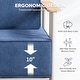 preview thumbnail 11 of 13, Gymojoy Luxury Patio Chair Set of 2 - 10" Extra Thick Cushions & Industrial Steel Frame - All-Weather Outdoor Furniture