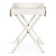 preview thumbnail 15 of 15, Kate and Laurel Bayville Wooden Tray Table - 17x17x24