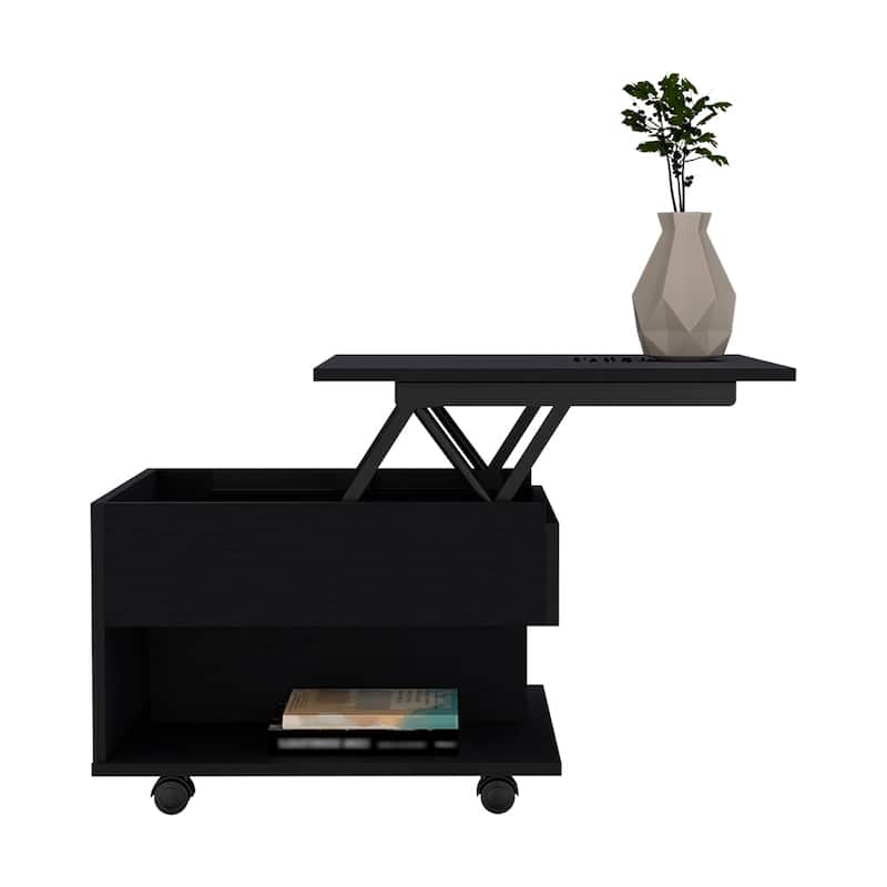 Living Room Storage Table With Pulley