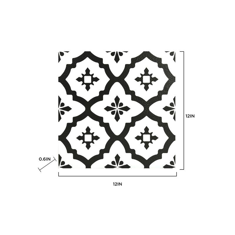 FloorPops Comet Peel & Stick Floor Tiles