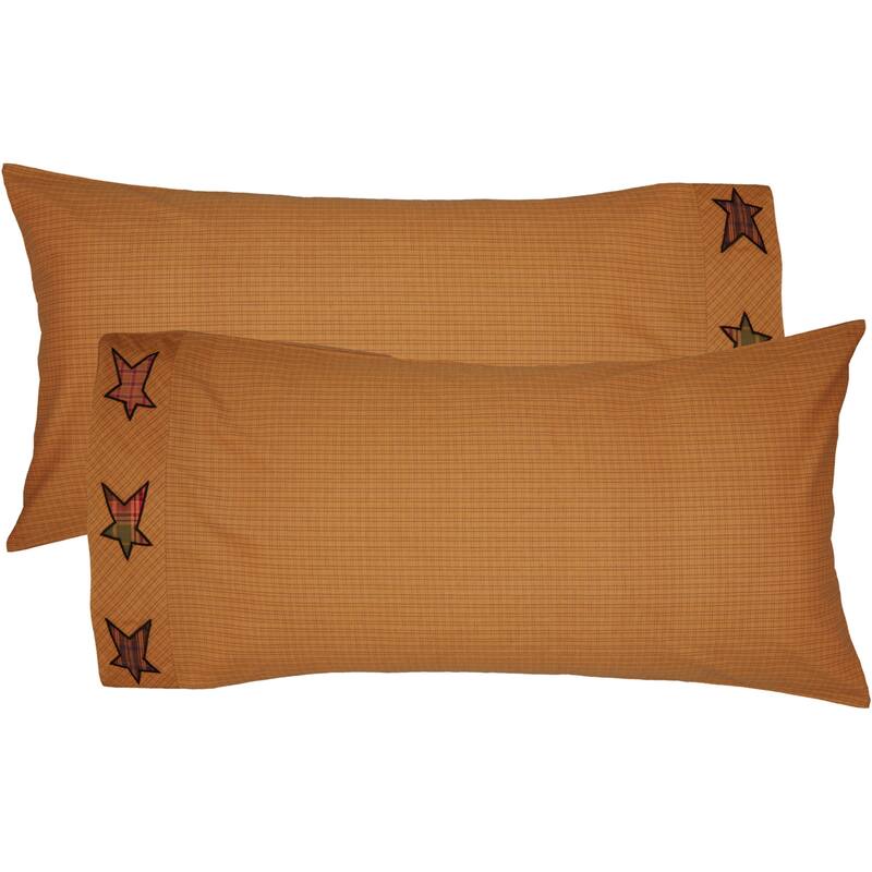 Stratton Pillow Case with Applique Star Set
