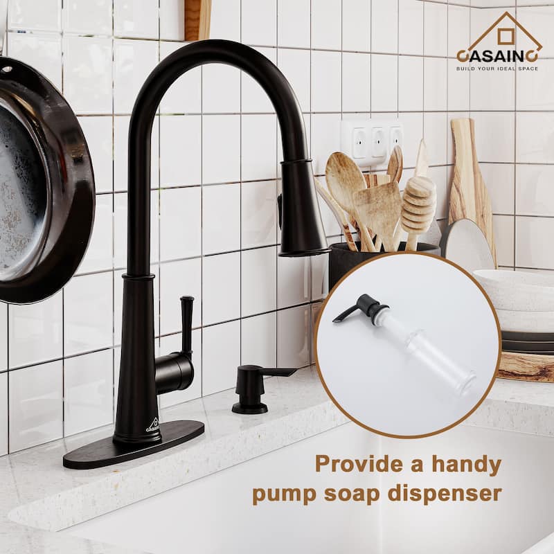 Undermount Nano Brushed Stainless Steel Workstation Kitchen Sink with Sensor-Activated Kitchen Faucet and Accessories