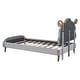 preview thumbnail 48 of 51, Twin Size Upholstered Platform Bed Animal Theme Design Bed Frame with Sheep-Shaped Headboard and Footboard, No Box Spring Needed