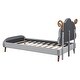 preview thumbnail 33 of 42, Upholstered Full Platform Bed with Animal Headboard