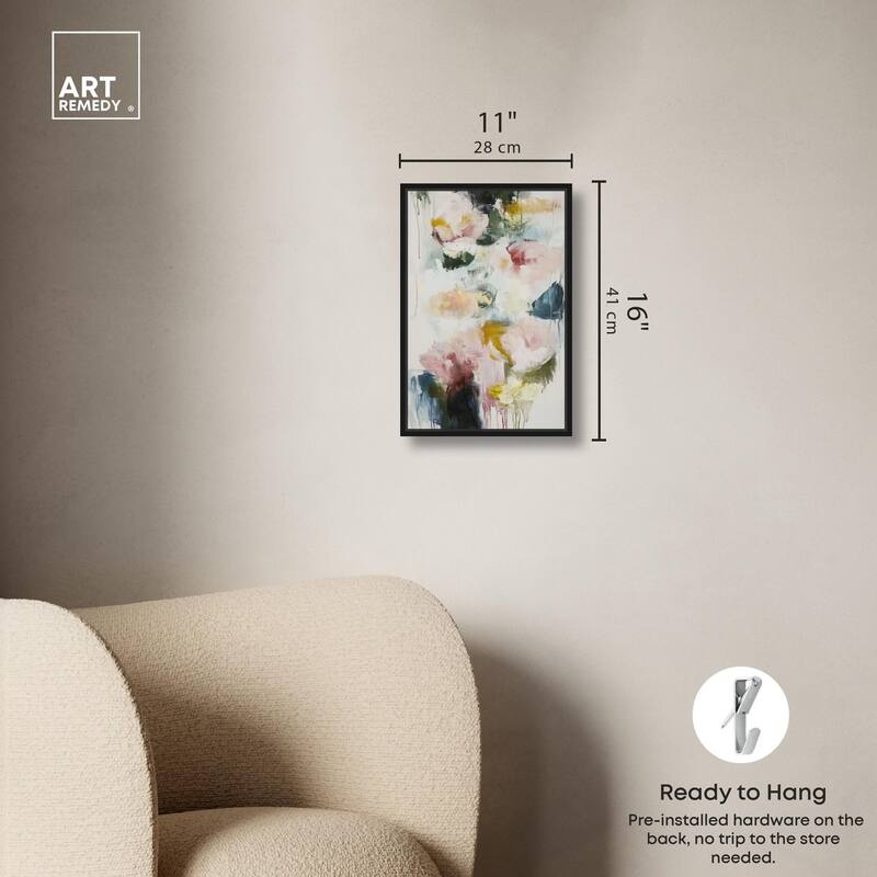Dripping Colors I Canvas by Art Remedy