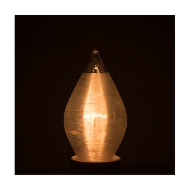 Bulbrite Pack of (10) 25 Watt Dimmable Satin Finish C15 Spunlite Incandescent Light Bulbs with Medium (E26) Base