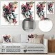 preview thumbnail 4 of 7, Designart 'Football Player On Field II' Sport Football Metal Wall Art