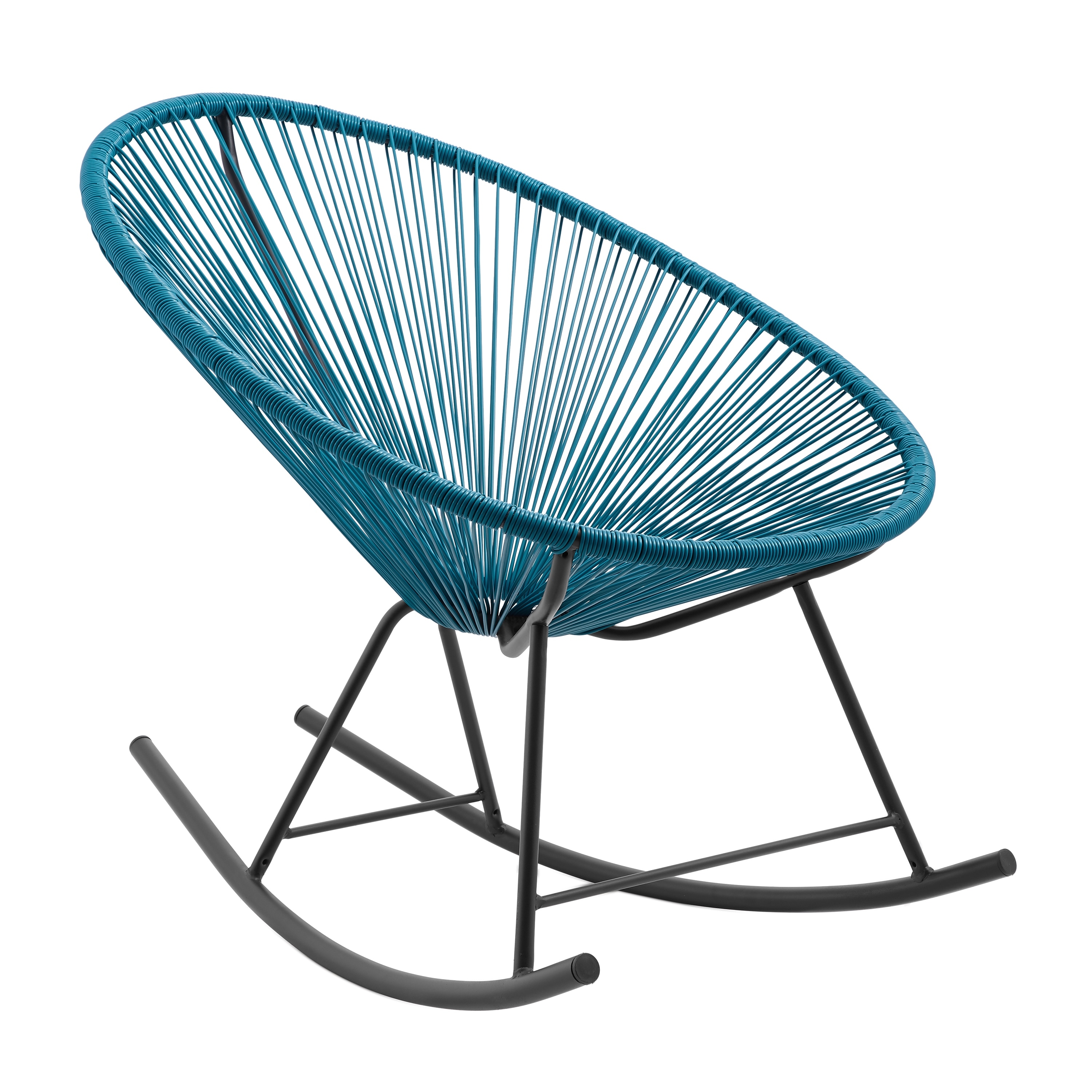 corvus sarcelles modern wicker patio rocking chairsset of 2