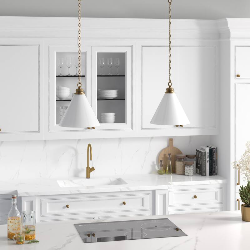 Canto 15.88" Wide Pendant with Glass Shade