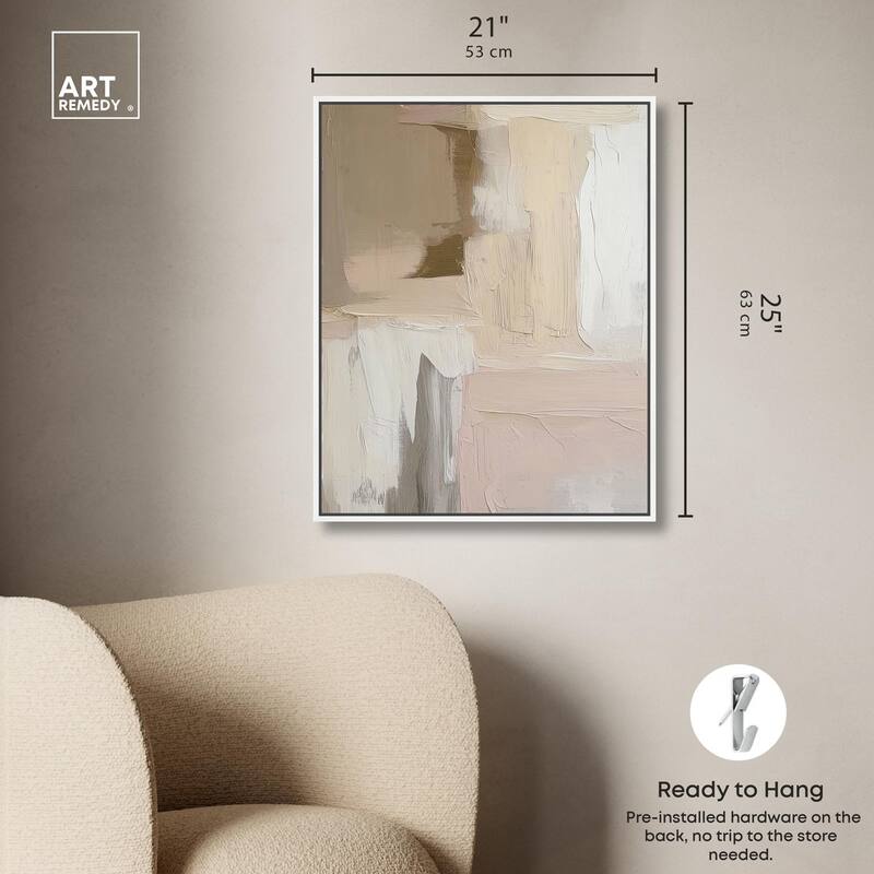 Subtle Earth Tones II Canvas by Art Remedy