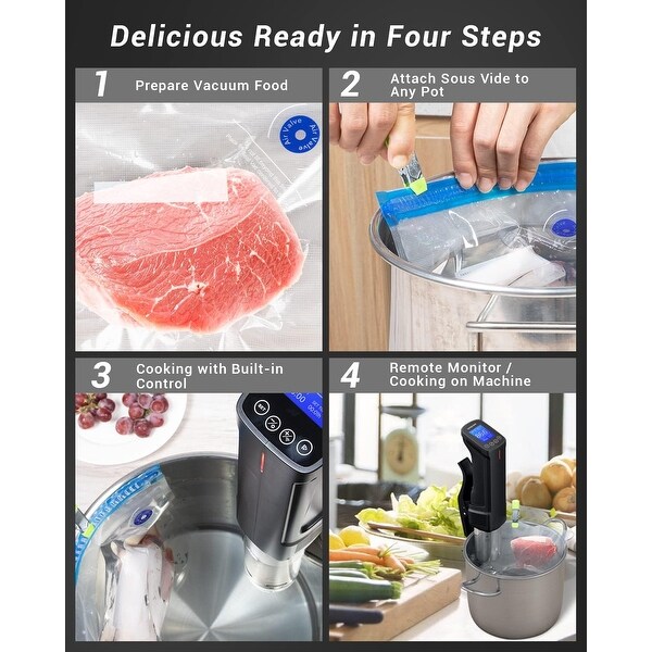Sous Vide Machine 1000 Watts Sous-Vide Cooker Immersion Circulator