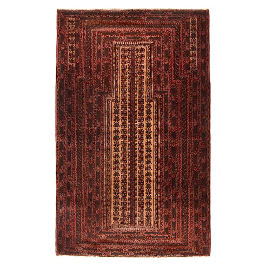 Teimani Beige Rug 3'2" x 5'2" - 3'2 x 5'2