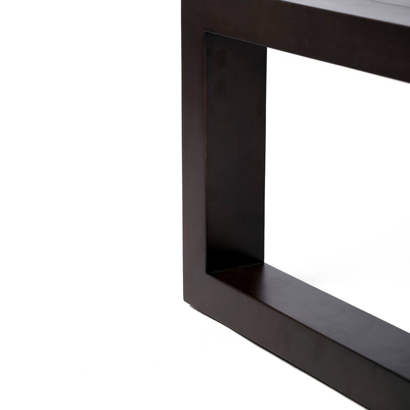 Paradise Solid Eucalyptus Wood 40.5" Outdoor Coffee Table