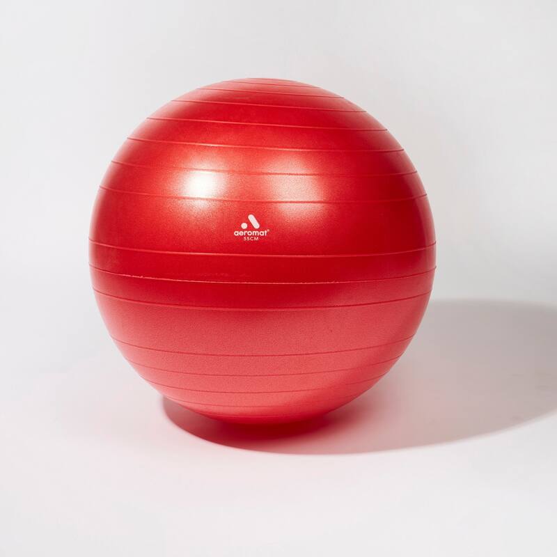Aeromat Burst-Resistant Fitness Ball - Red - 55 cm.